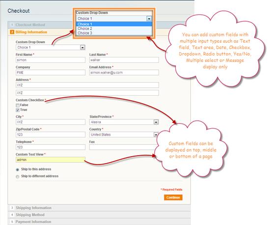 FMEExtensions:   Additional Order attributes Extension for Magento Store